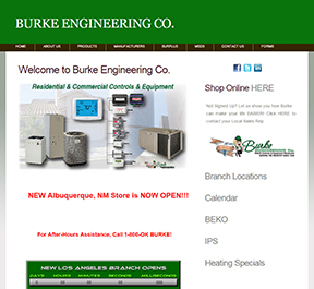 Burke Engineering home page