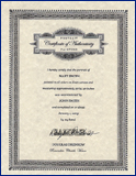 Portrait Painting Certificate of Authenticity