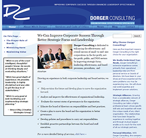Dorger Consulting home page