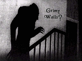 Grimy Walls? with shadow of Nosferatu