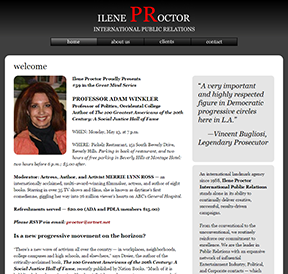 IleneProctor.net home page