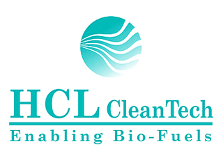 Logo of HCL CleanTech, "Enabling Biofuels"