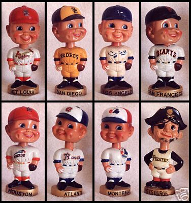 Collection of Eight Baseball Bobbleheads