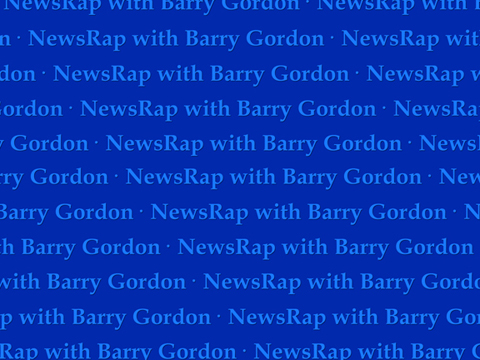Backdrop for NewsRap with Barry Gordon